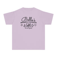 Belle’s Books & Candles Comfort Colors Youth Midweight Tee