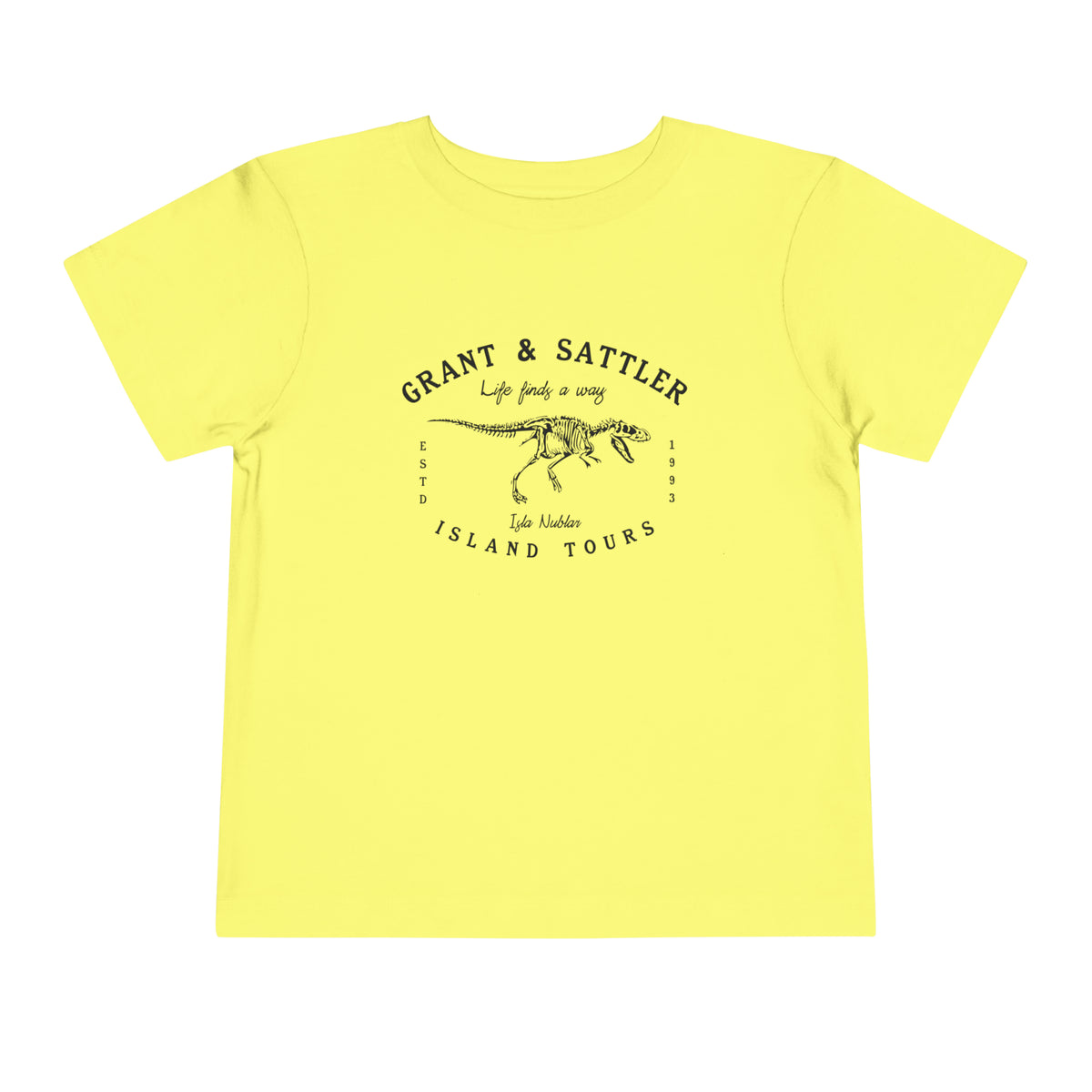 Grant & Sattler Island Tours Bella Canvas Toddler Short Sleeve Tee