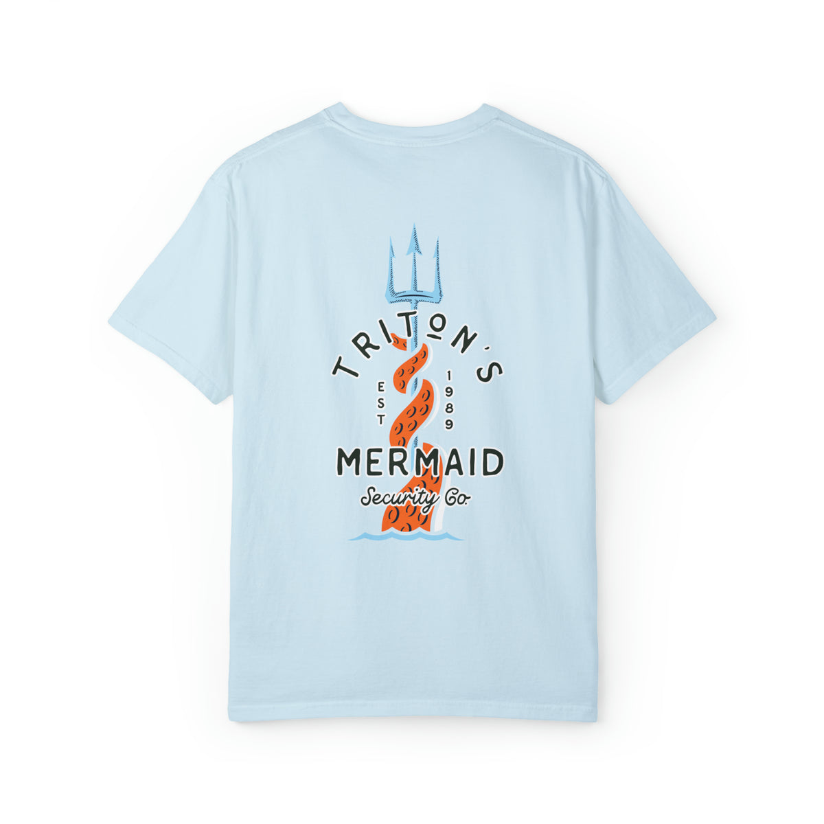 Triton's Mermaid Security Comfort Colors Unisex Garment-Dyed T-shirt