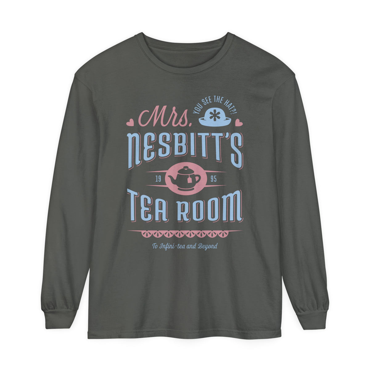 Mrs. Nesbitt's Tea Room Comfort Colors Unisex Garment-dyed Long Sleeve T-Shirt
