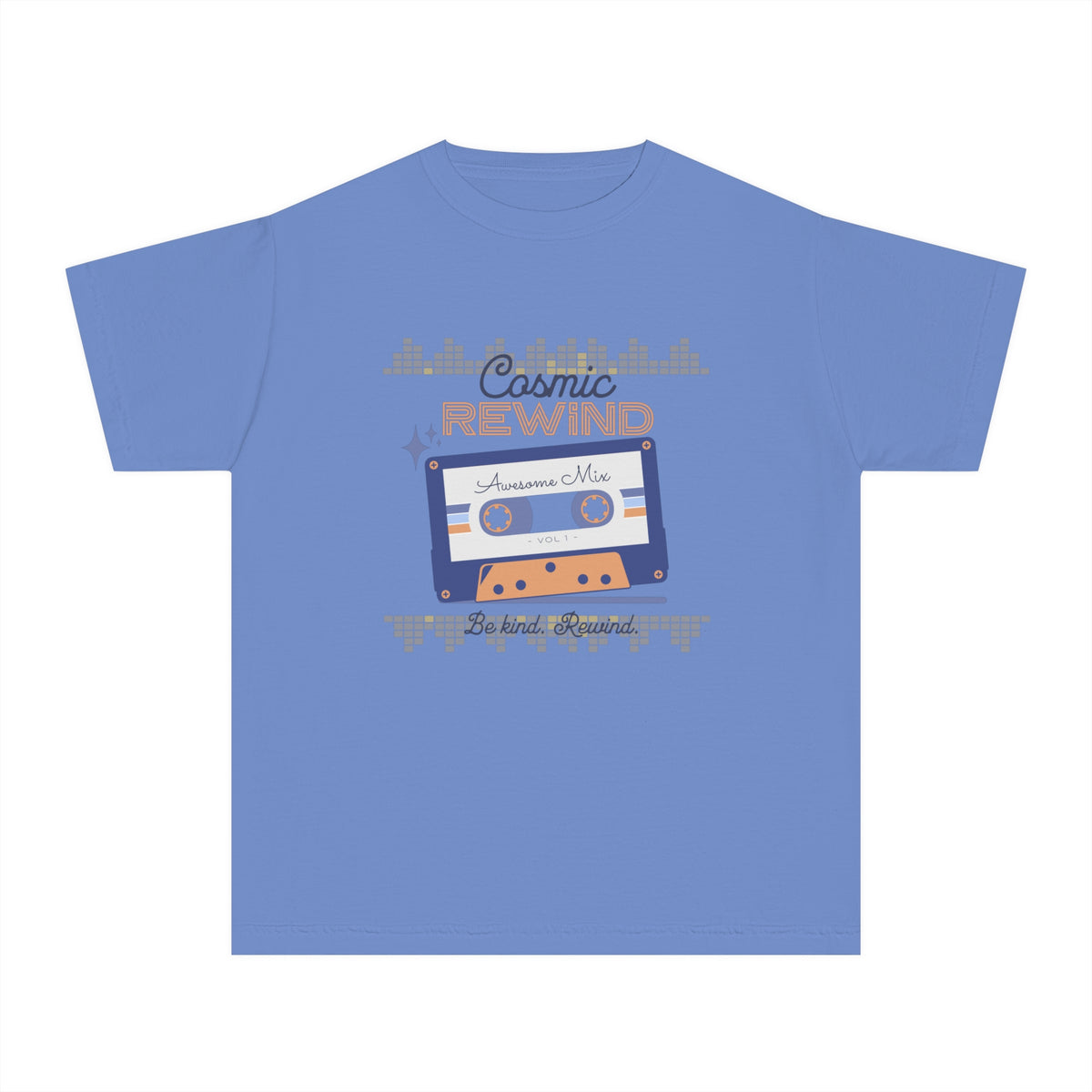 Cosmic Rewind Comfort Colors Youth Midweight Tee