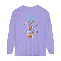 Triton's Mermaid Security Comfort Colors Unisex Garment-dyed Long Sleeve T-Shirt