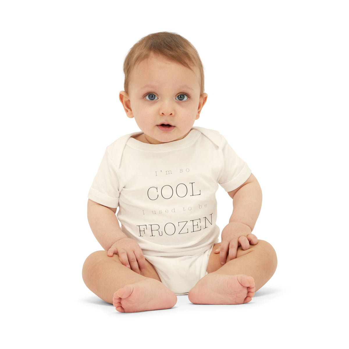 I'm So Cool I Used To Be Frozen Bella Canvas Infant Jersey One Piece