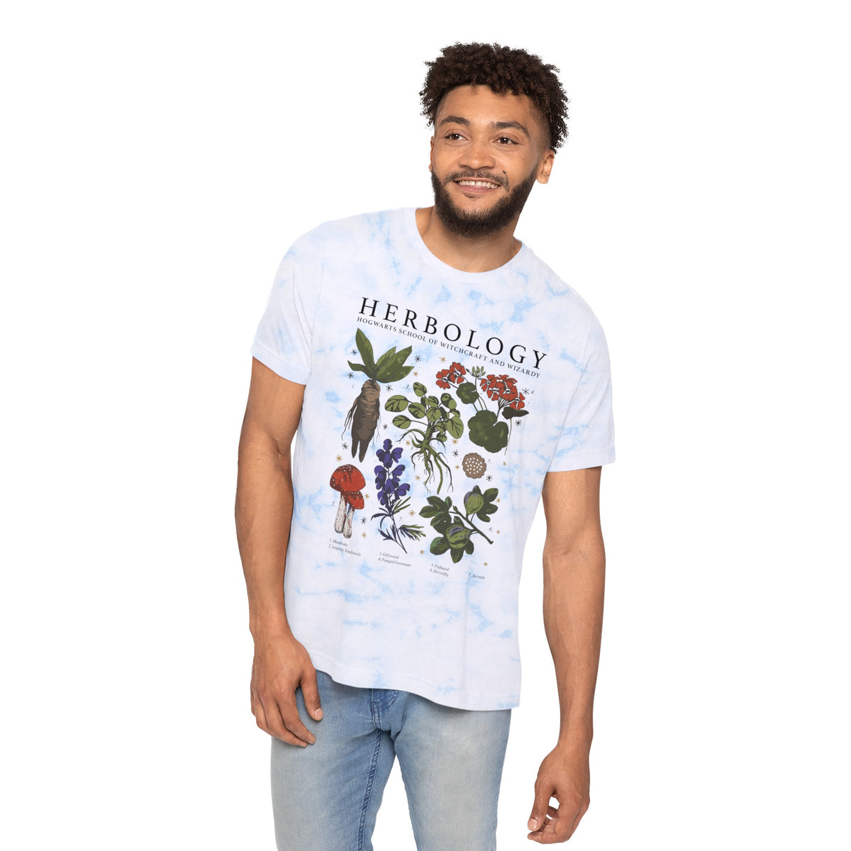 Herbology Bella Canvas Unisex FWD Fashion Tie-Dyed T-Shirt