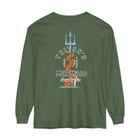 Triton's Mermaid Security Comfort Colors Unisex Garment-dyed Long Sleeve T-Shirt