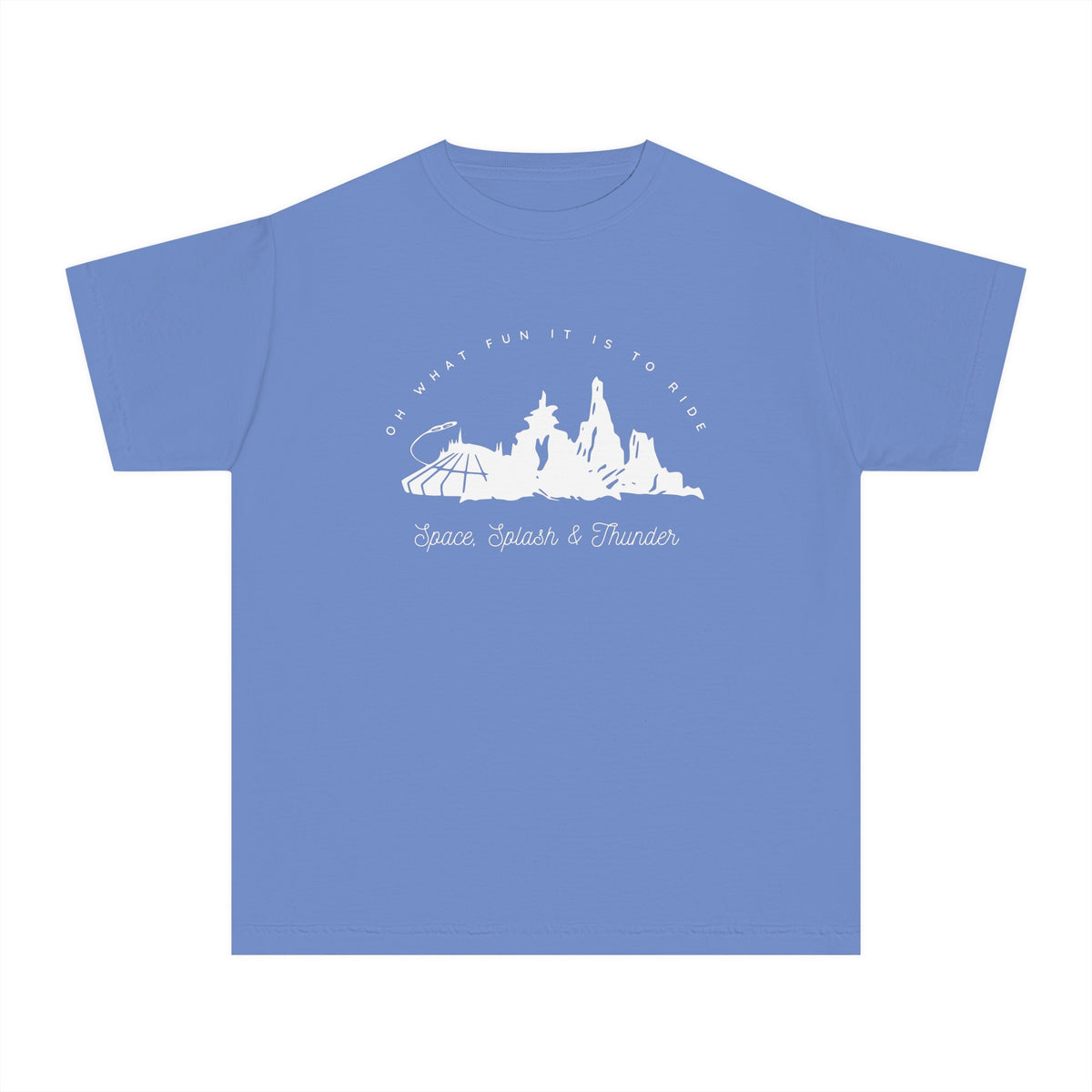 Oh What Fun It Is To Ride Comfort Colors Youth Midweight Tee