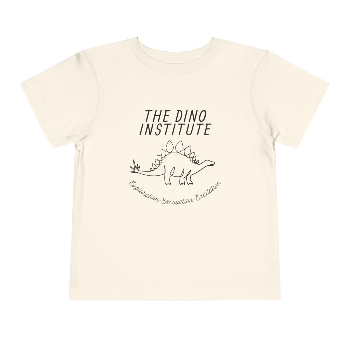 The Dino Institute Bella Canvas Toddler Short Sleeve Tee