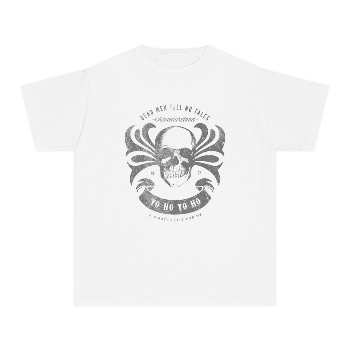 Dead Men Tell No Tales Comfort Colors Youth Midweight Tee