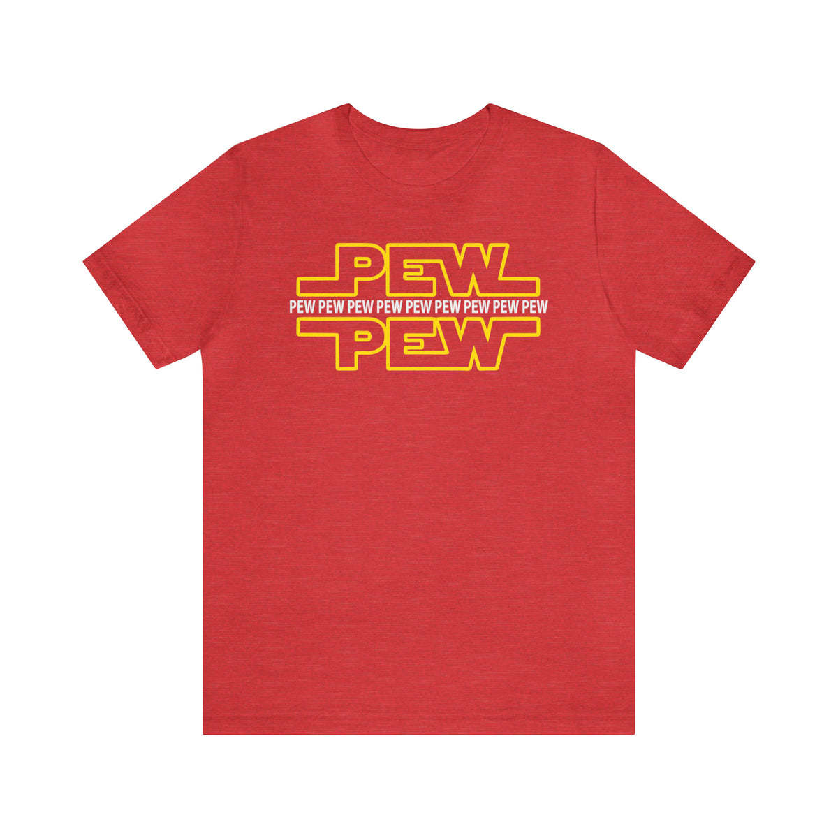 PEW PEW PEW Bella Canvas Unisex Jersey Short Sleeve Tee