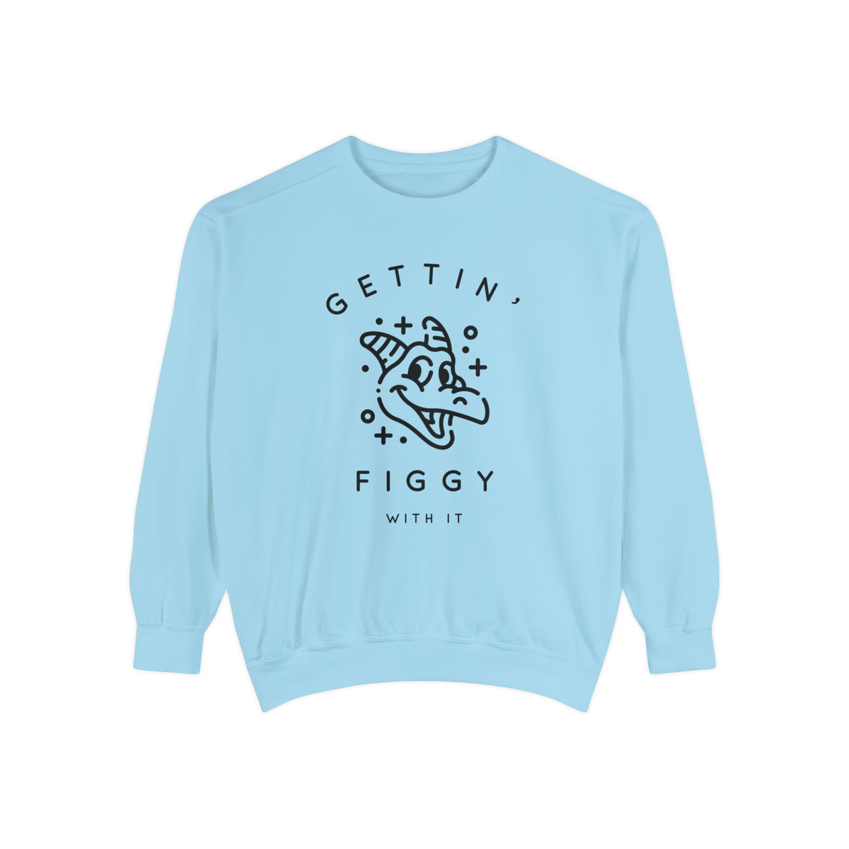 Gettin' Figgy With It Comfort Colors Unisex Garment-Dyed Sweatshirt