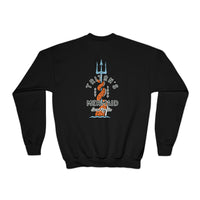 Triton's Mermaid Security Gildan Youth Crewneck Sweatshirt