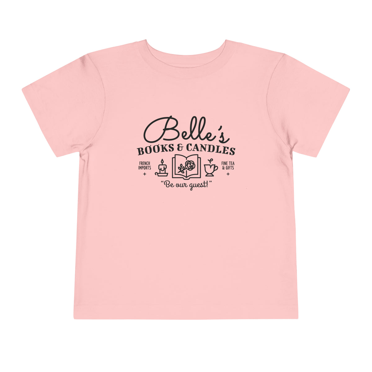 Belle's Books & Candles Bella Canvas Toddler Short Sleeve Tee