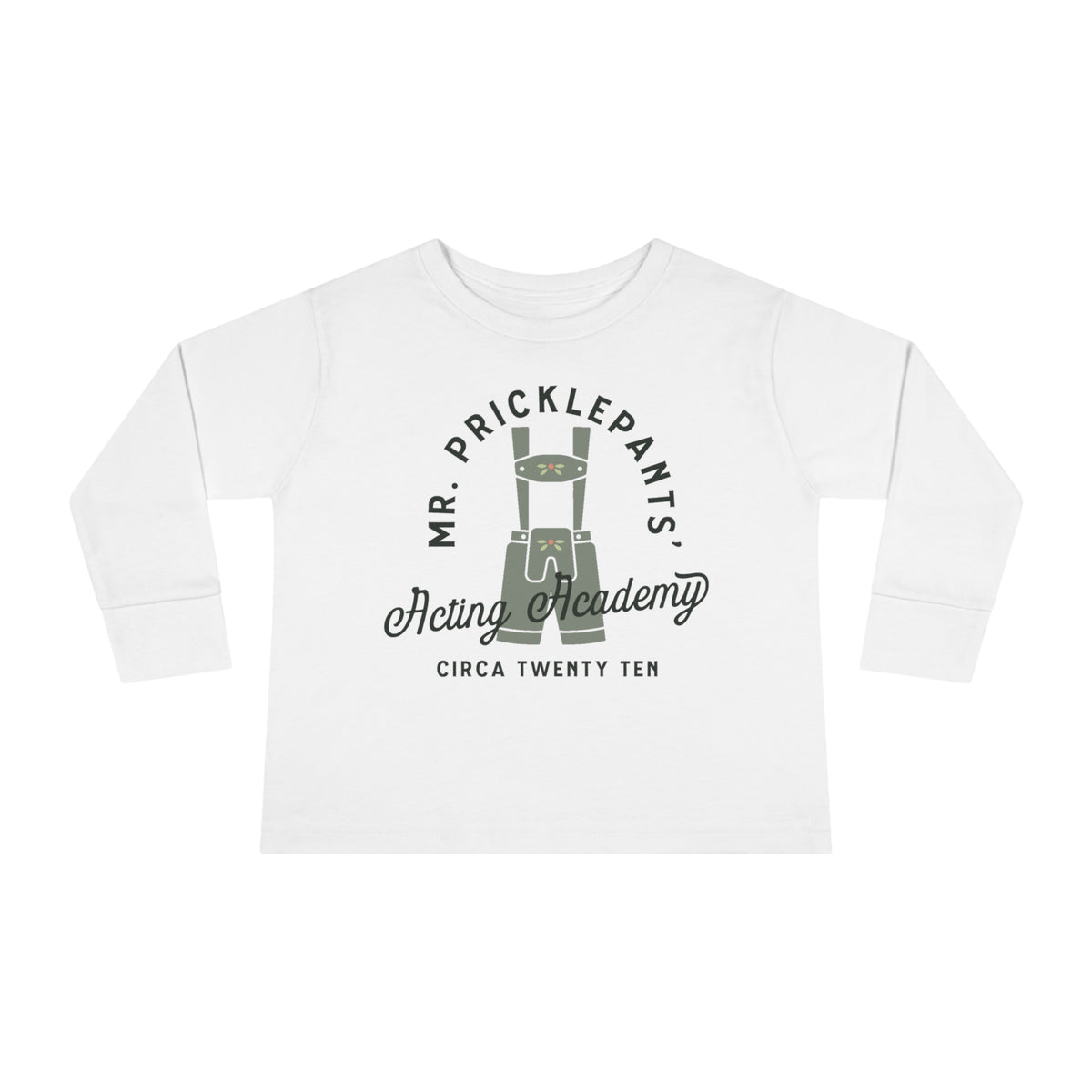 Mr. Pricklepants’ Acting Academy Rabbit Skins Toddler Long Sleeve Tee