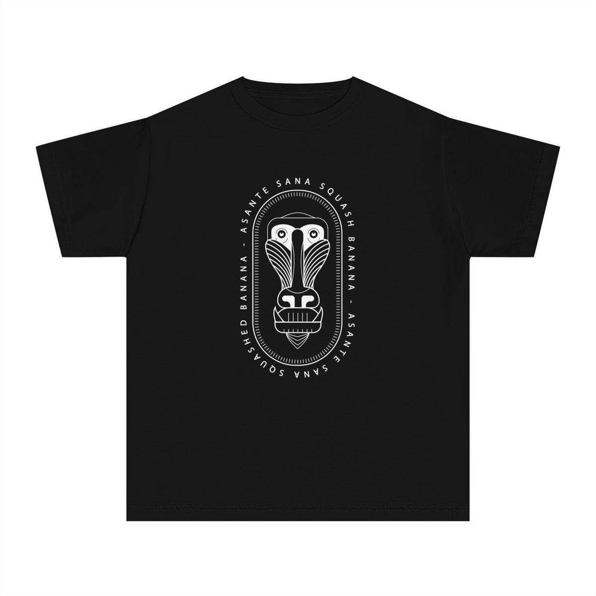 Asante Sana Squashed Banana Comfort Colors Youth Midweight Tee