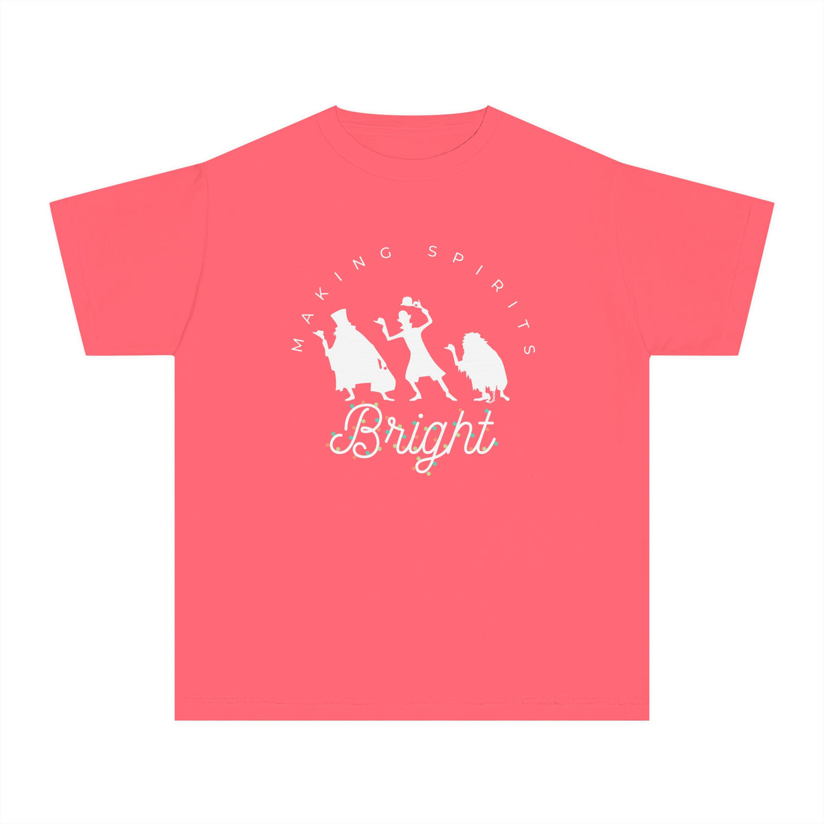 Making Spirits Bright Comfort Colors Youth Midweight Tee