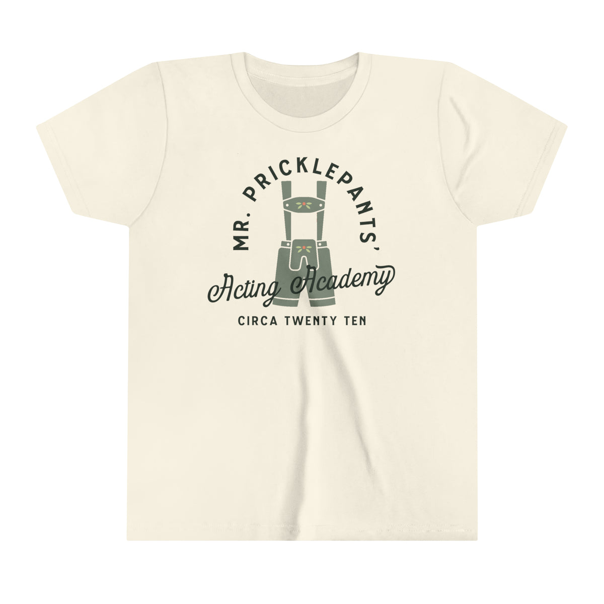 Mr. Pricklepants’ Acting Academy Bella Canvas Youth Short Sleeve Tee