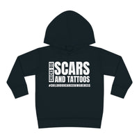 Chicks Dig Scars and Tattoos Toddler Pullover Rabbit Skins Fleece Hoodie