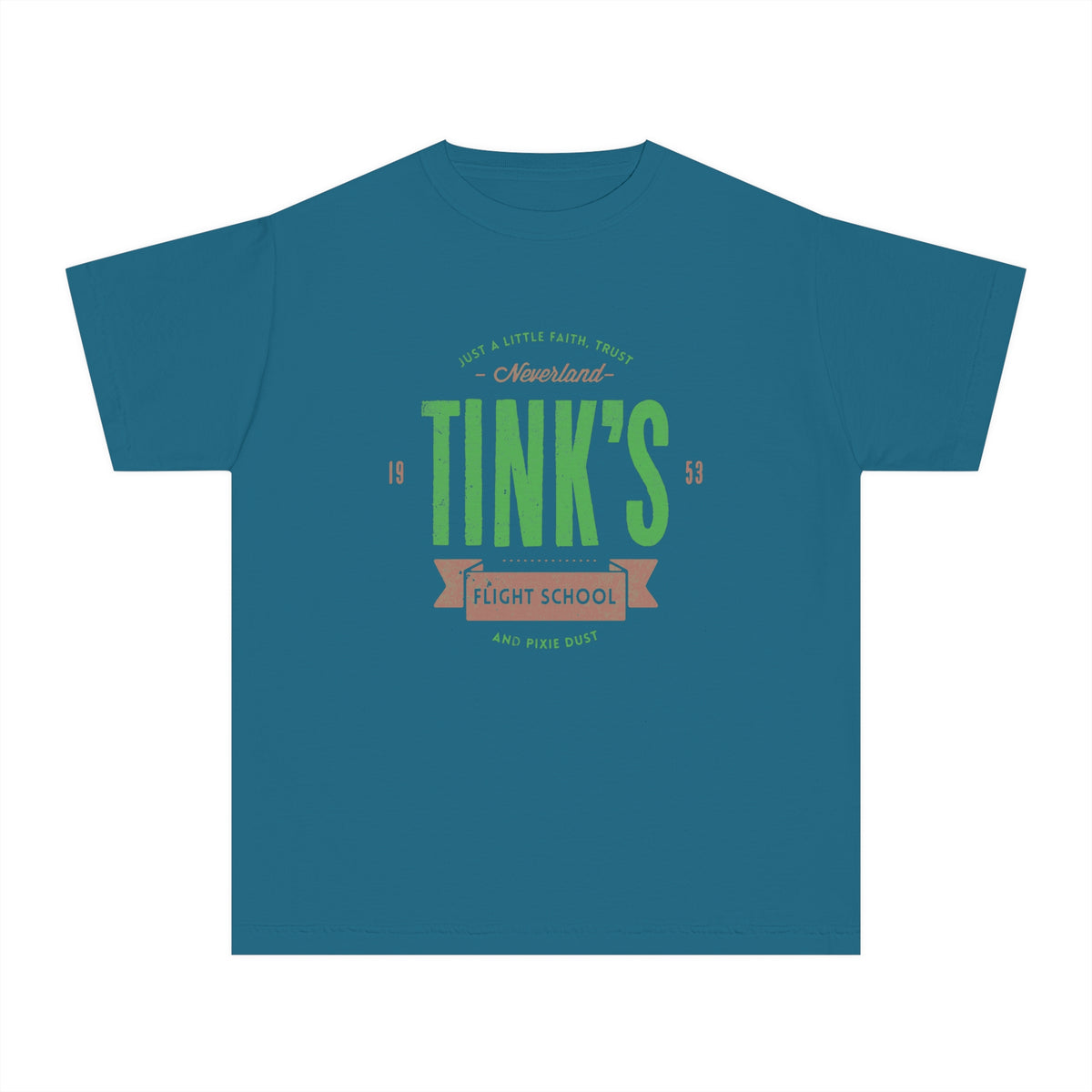 Tink's Flight School Comfort Colors Youth Midweight Tee