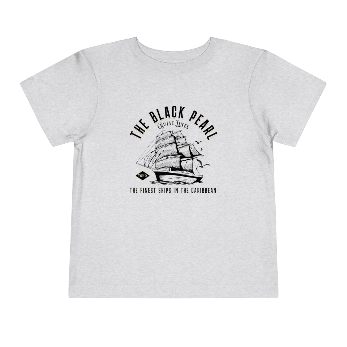 Black Pearl Cruise Lines Bella Canvas Toddler Short Sleeve Tee