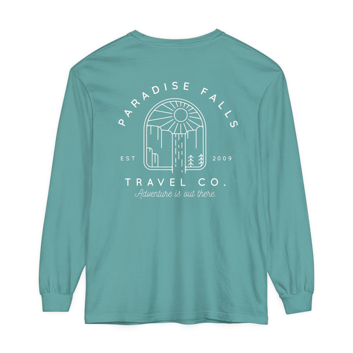 Paradise Falls Comfort Colors Unisex Garment-dyed Long Sleeve T-Shirt