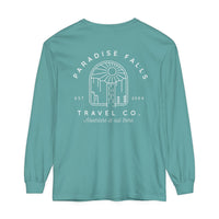 Paradise Falls Comfort Colors Unisex Garment-dyed Long Sleeve T-Shirt