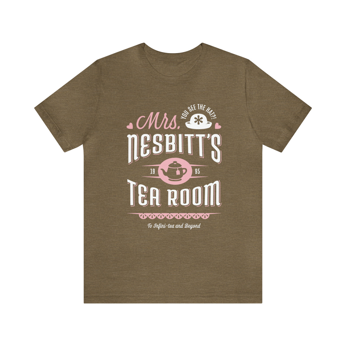 Mrs. Nesbitt’s Tea House Bella Canvas Unisex Jersey Short Sleeve Tee