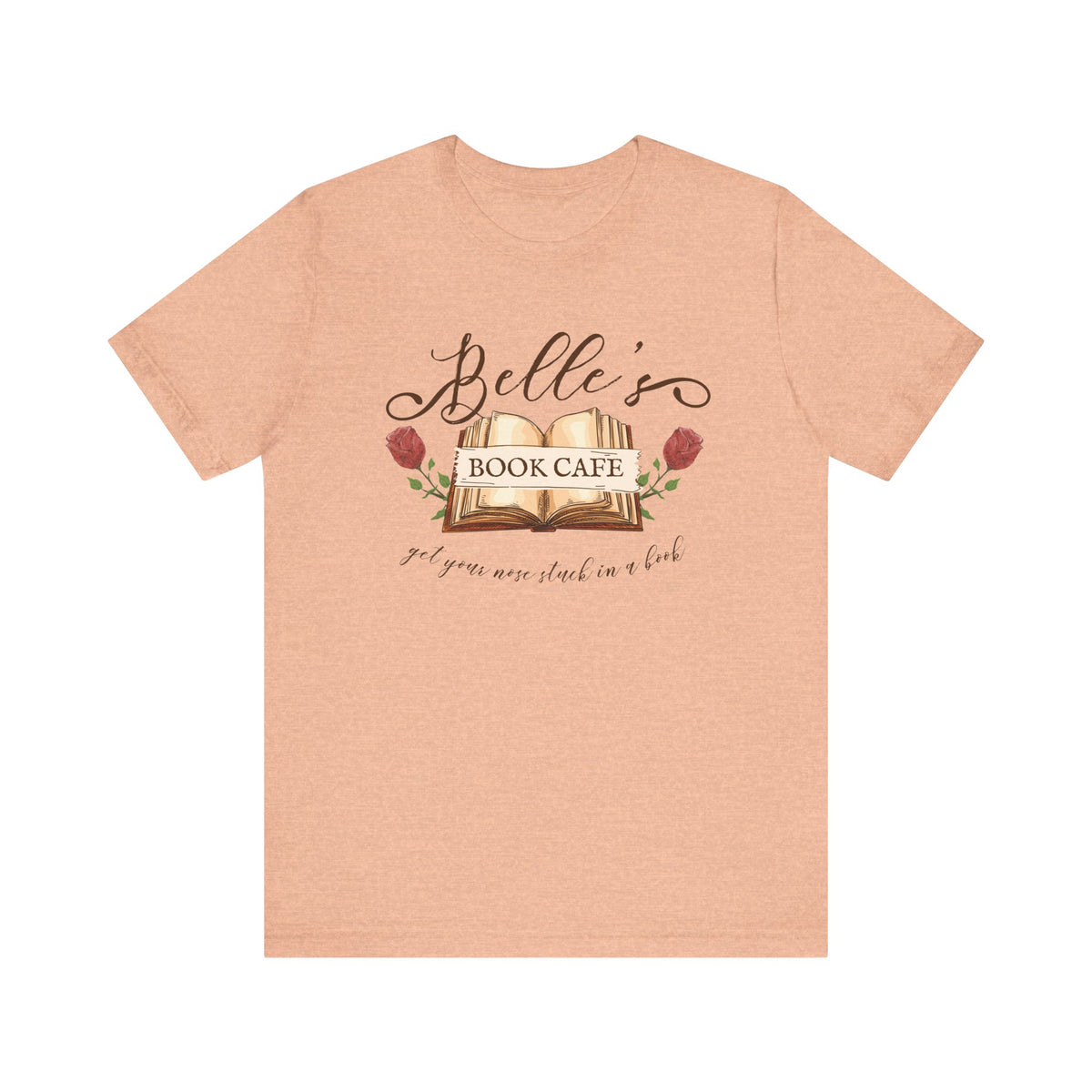 Belle's Book Cafe Bella Canvas Unisex Jersey Short Sleeve Tee