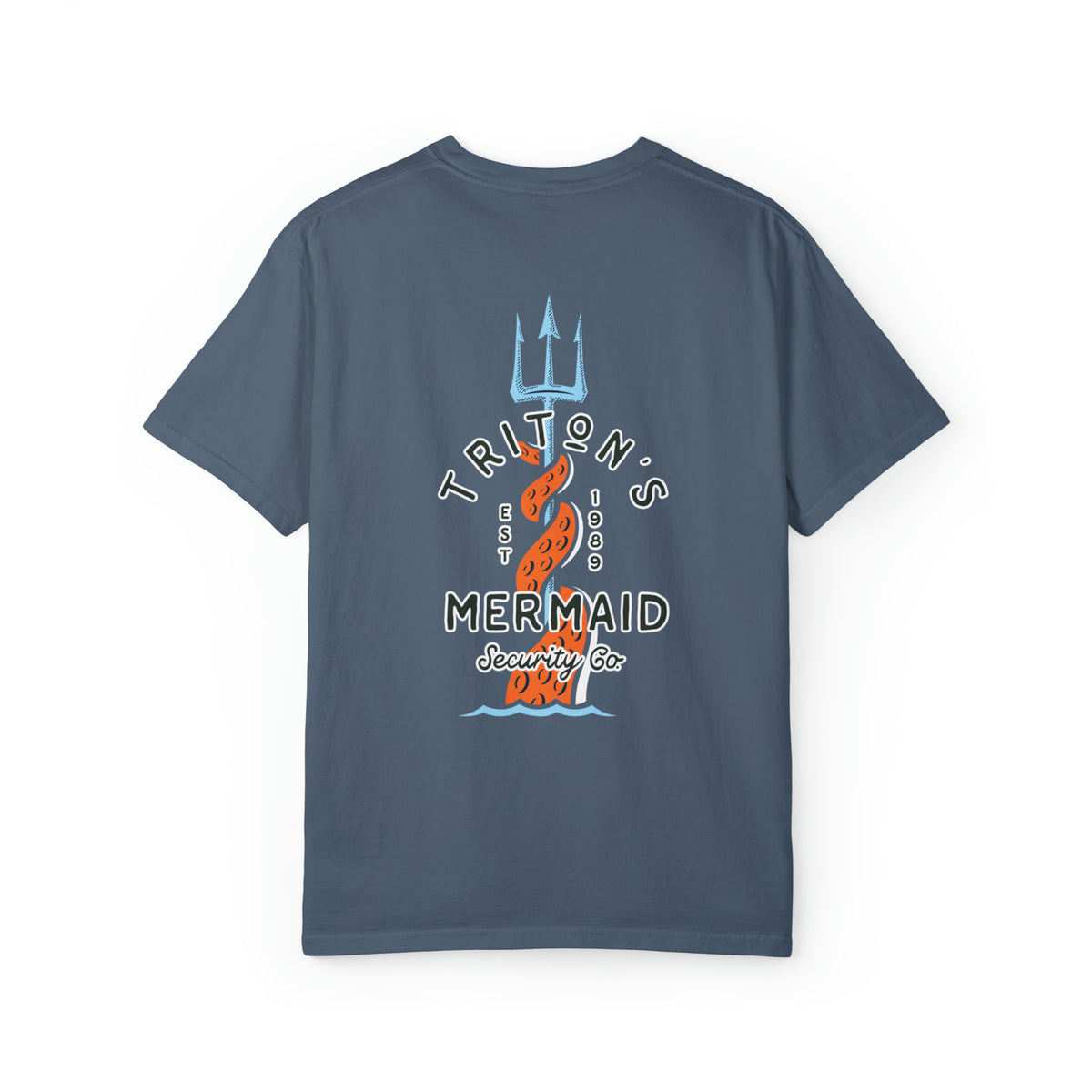 Triton's Mermaid Security Comfort Colors Unisex Garment-Dyed T-shirt