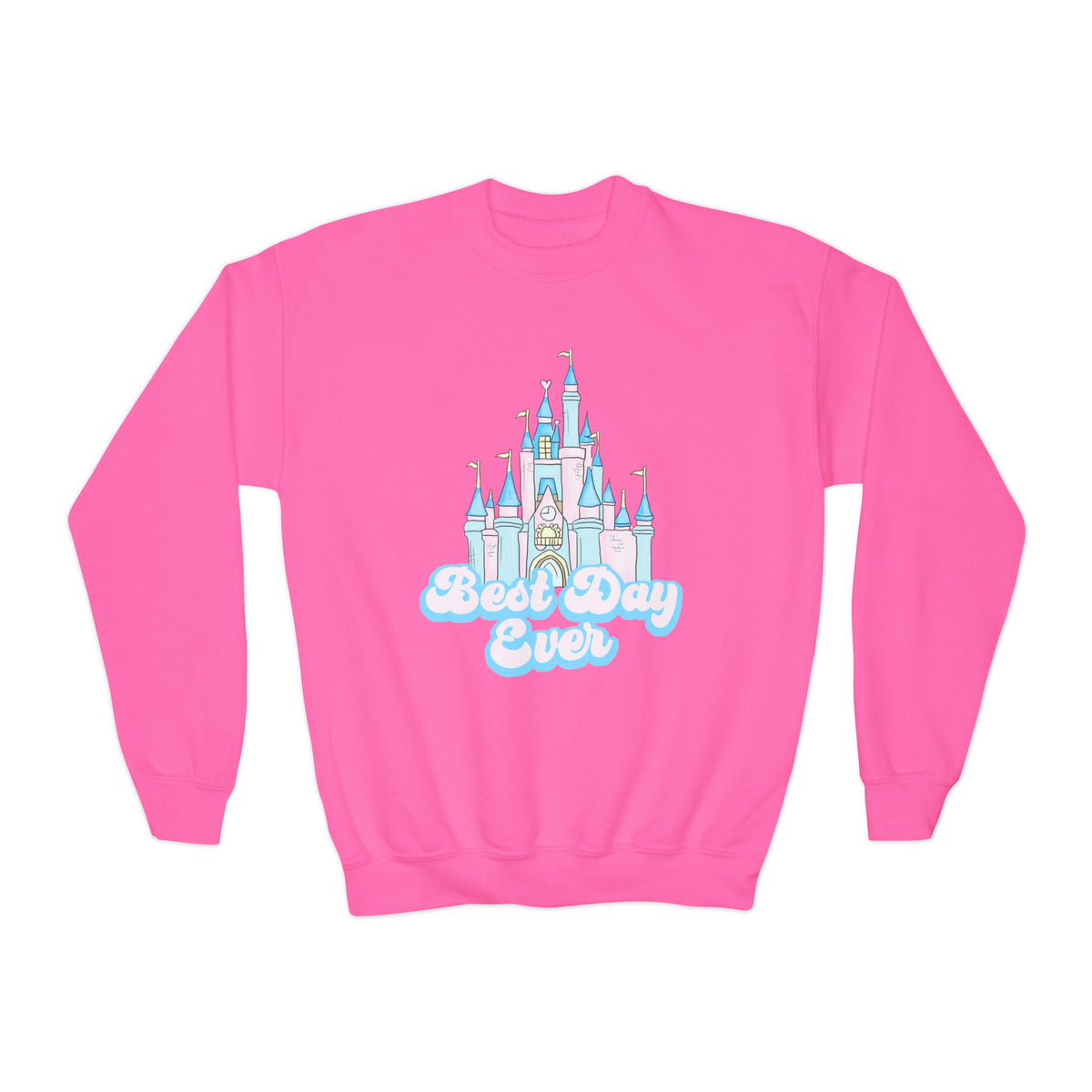Best Day Ever Gildan Youth Crewneck Sweatshirt