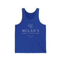 Mulan's School of Martial Arts Bella Canvas Unisex Jersey Tank