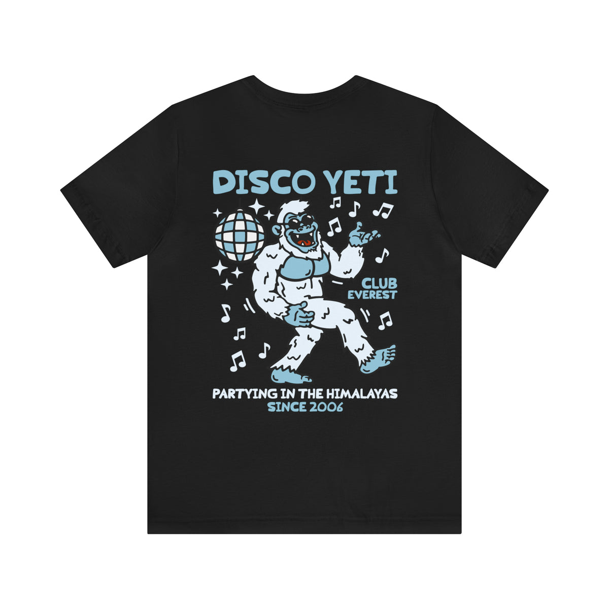 Disco Yeti Bella Canvas Unisex Jersey Short Sleeve Tee