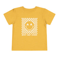 Best Day Ever Bella Canvas Toddler Short Sleeve Tee