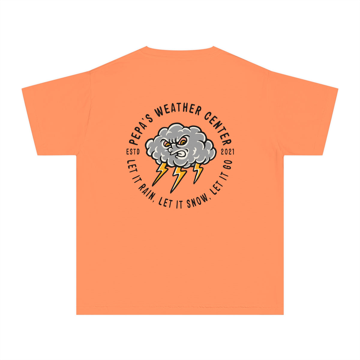 Pepa's Weather Center Comfort Colors Youth Midweight Tee