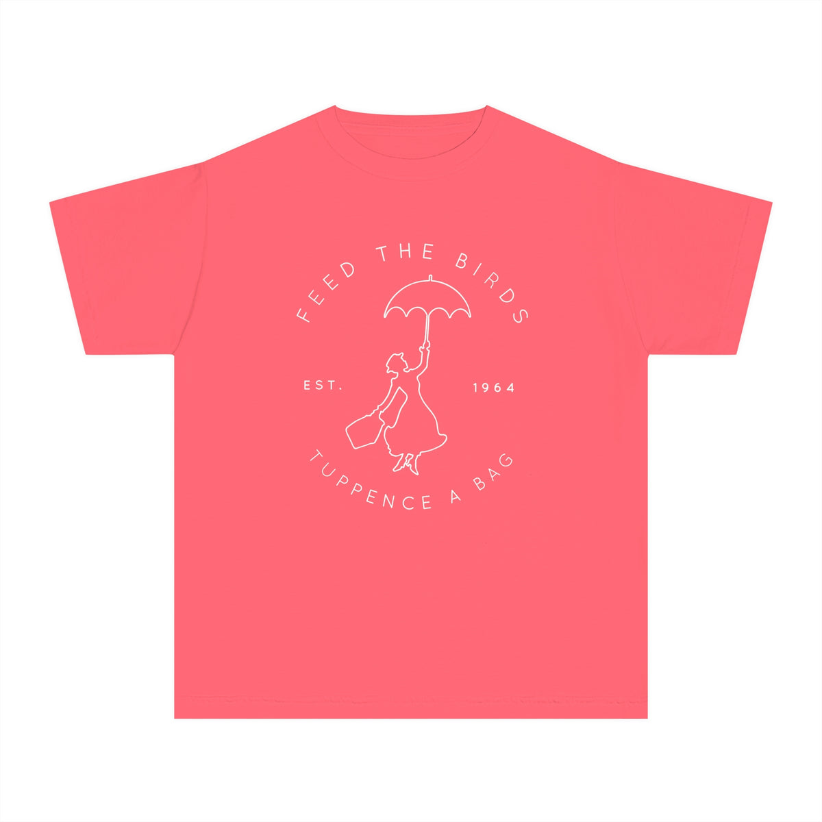 Feed the Birds Tuppence A Bag Comfort Colors Youth Midweight Tee