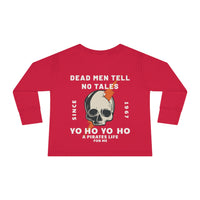 Dead Men Tell No Tales Toddler Long Sleeve Tee