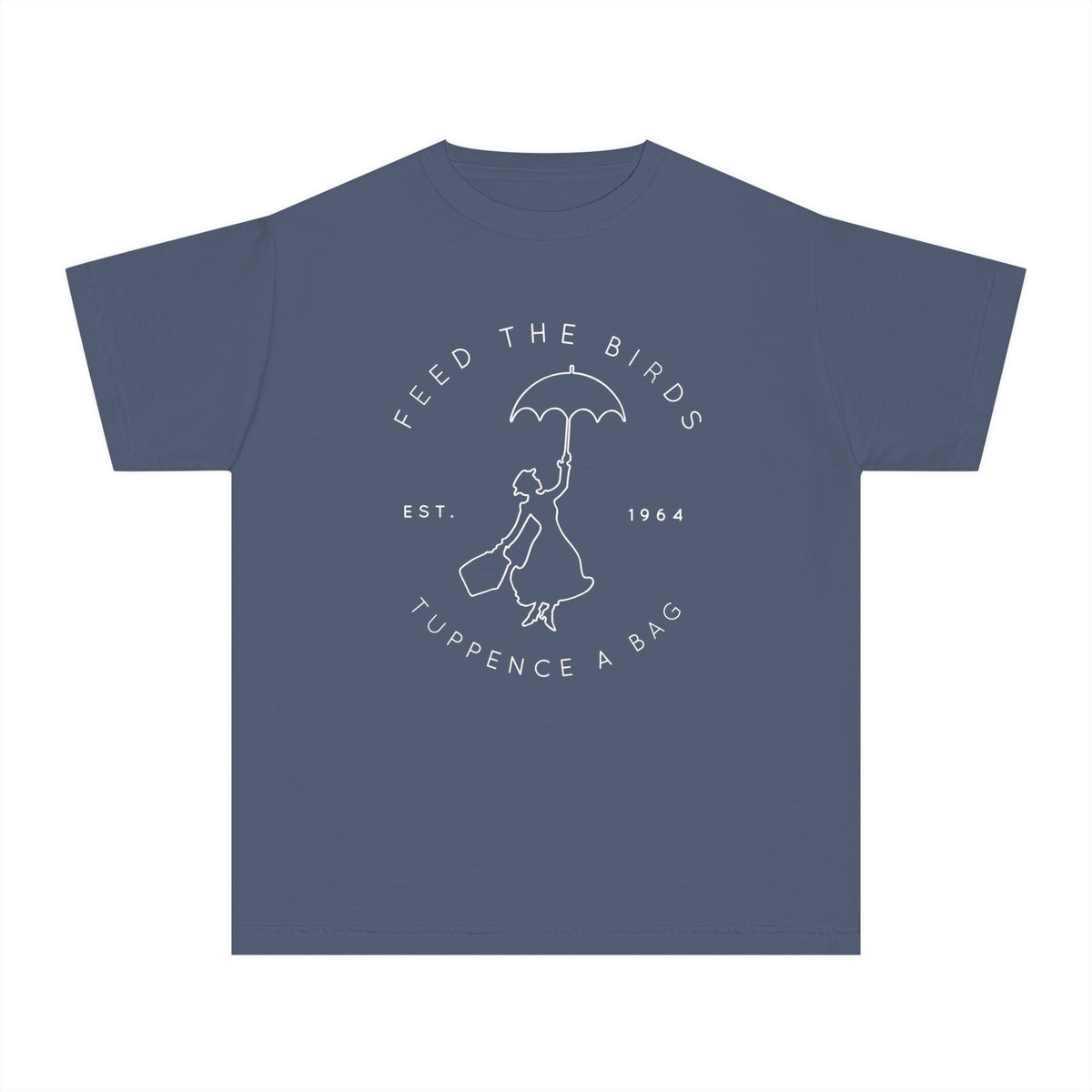 Feed the Birds Tuppence A Bag Comfort Colors Youth Midweight Tee