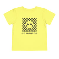 Best Birthday Ever Bella Canvas Toddler Short Sleeve Tee