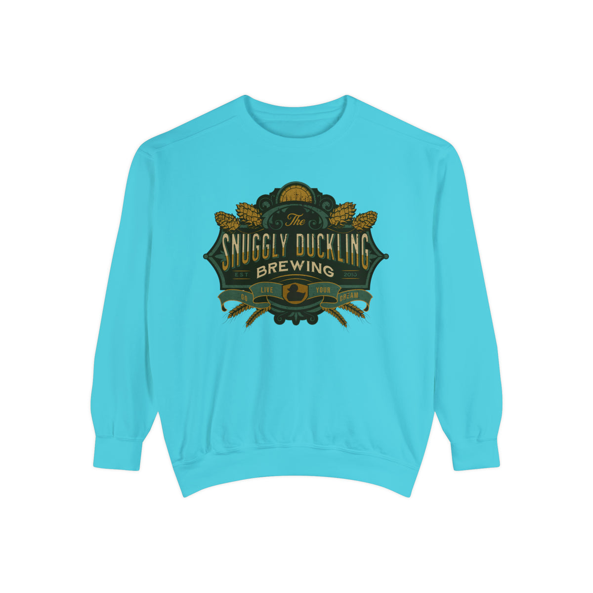 The Snuggly Duckling Brewing Comfort Colors Unisex Garment-Dyed Sweatshirt