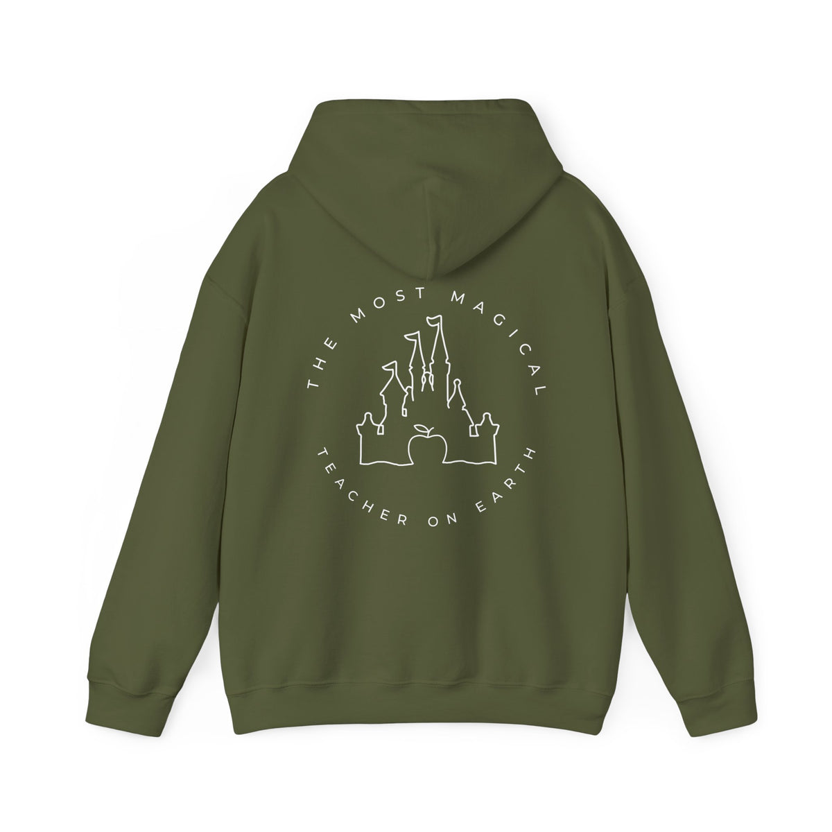The Most Magical Teacher On Earth Gildan Unisex Heavy Blend™ Hooded Sweatshirt