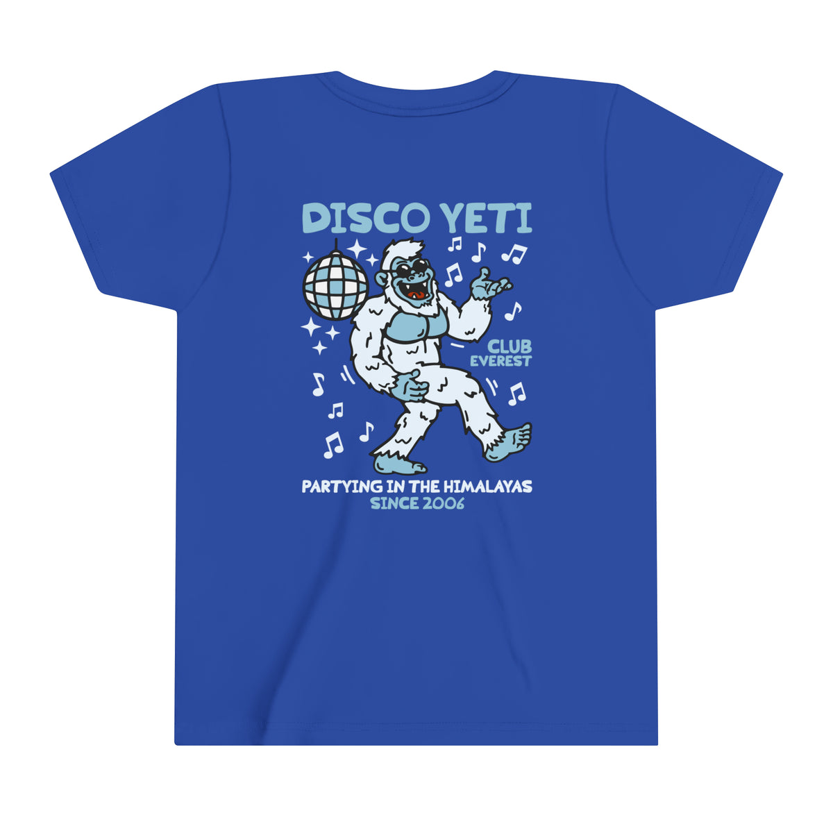 Disco Yeti Bella Canvas Youth Short Sleeve Tee