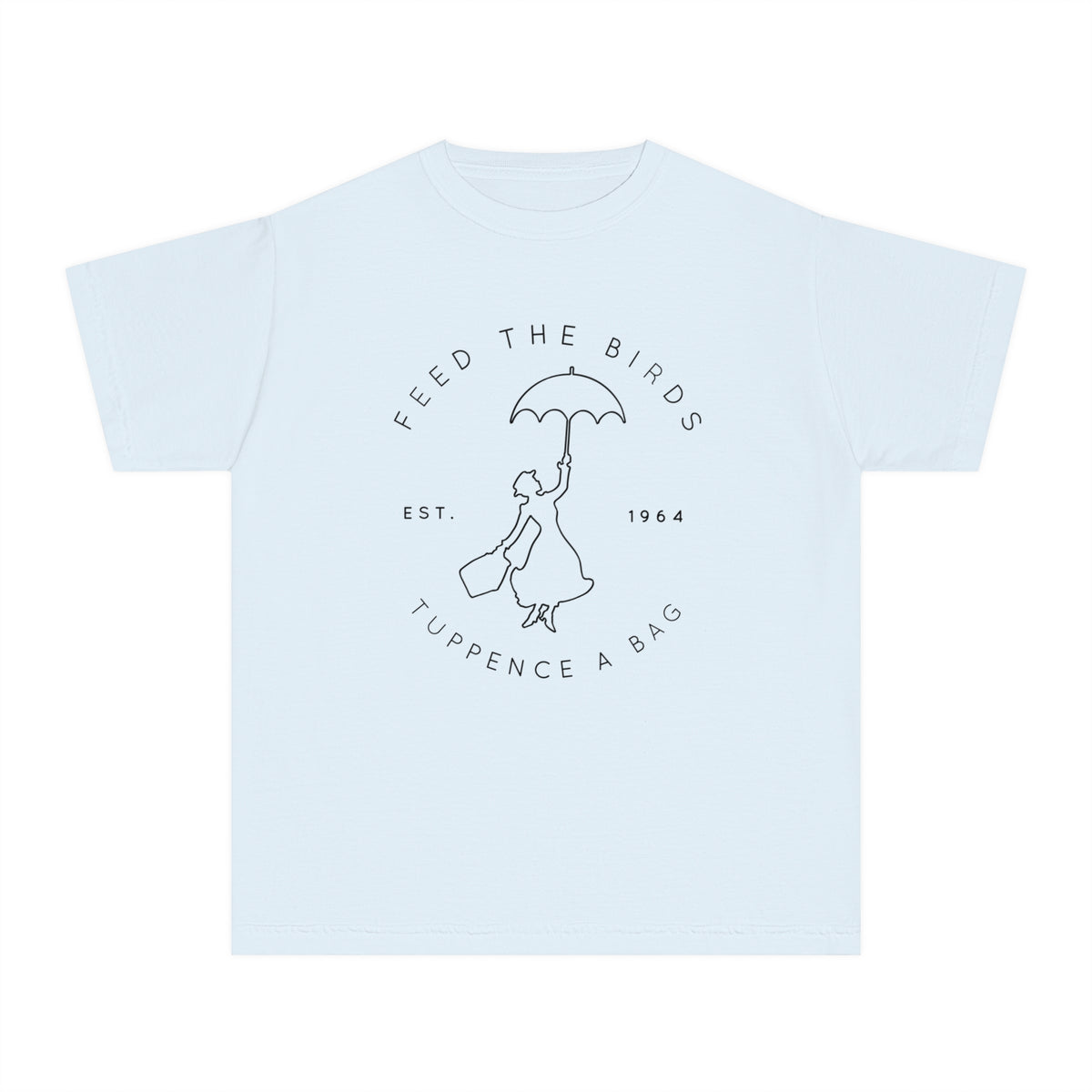 Feed the Birds Tuppence A Bag Comfort Colors Youth Midweight Tee