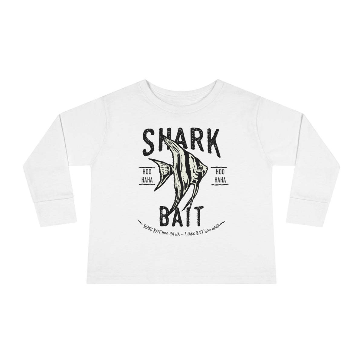Shark Bait Hoo Haha Rabbit Skins Toddler Long Sleeve Tee