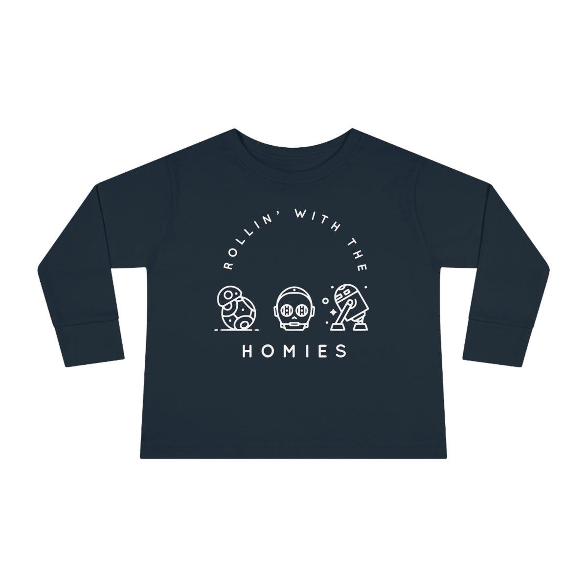 Rollin’ With The Homies Rabbit Skins Toddler Long Sleeve Tee
