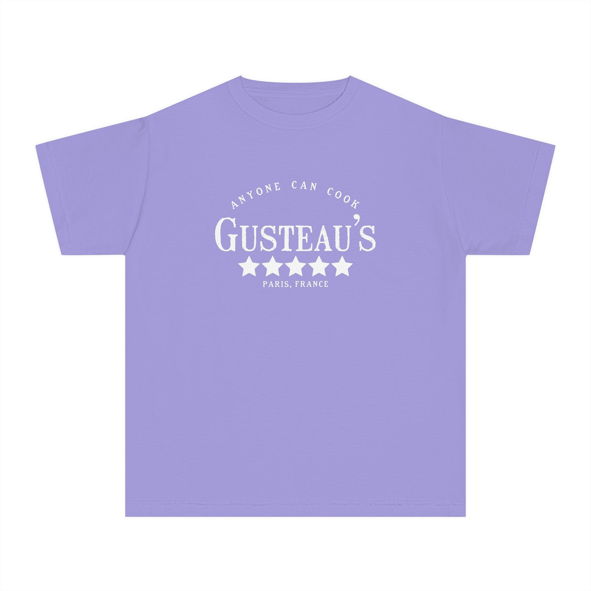 Gusteau’s Anyone Can Cook Comfort Colors Youth Midweight Tee
