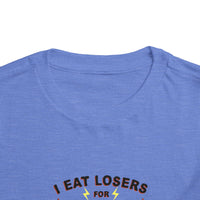I Eat Losers For Breakfast Bella Canvas Toddler Short Sleeve Tee