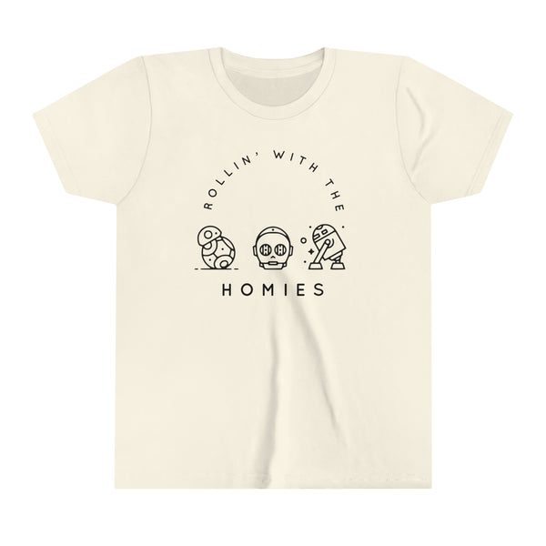 Rollin’ With The Homies Bella Canvas Youth Short Sleeve Tee