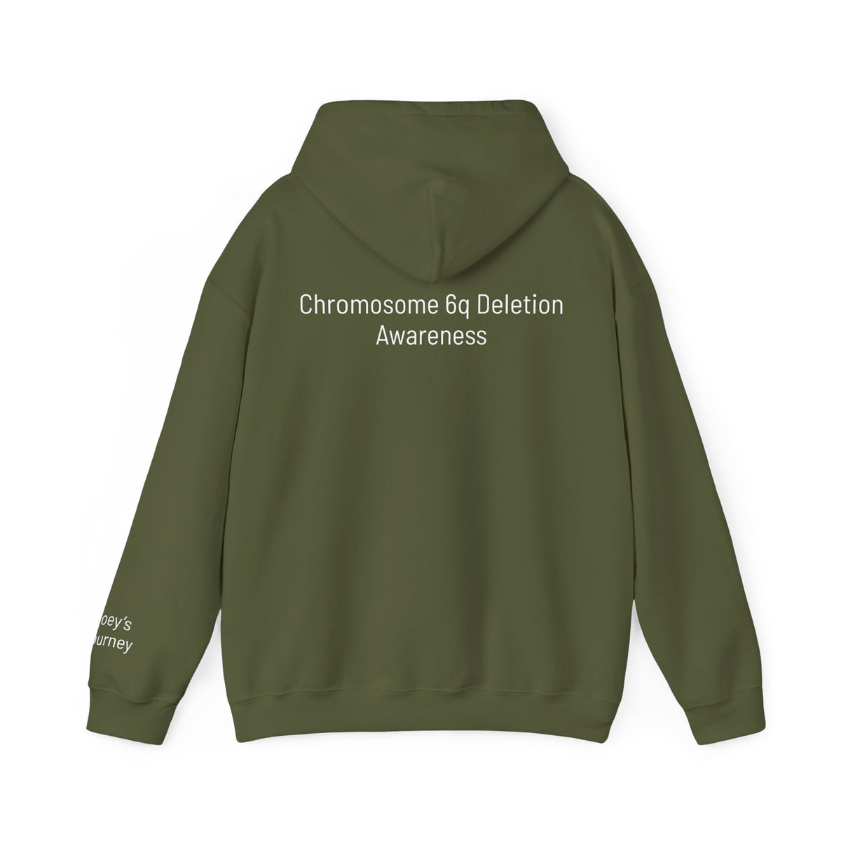 Joey's Journey Chromosome 6q Deletion Awareness Gildan Unisex Heavy Blend™ Hooded Sweatshirt