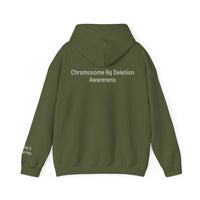 Joey's Journey Chromosome 6q Deletion Awareness Gildan Unisex Heavy Blend™ Hooded Sweatshirt