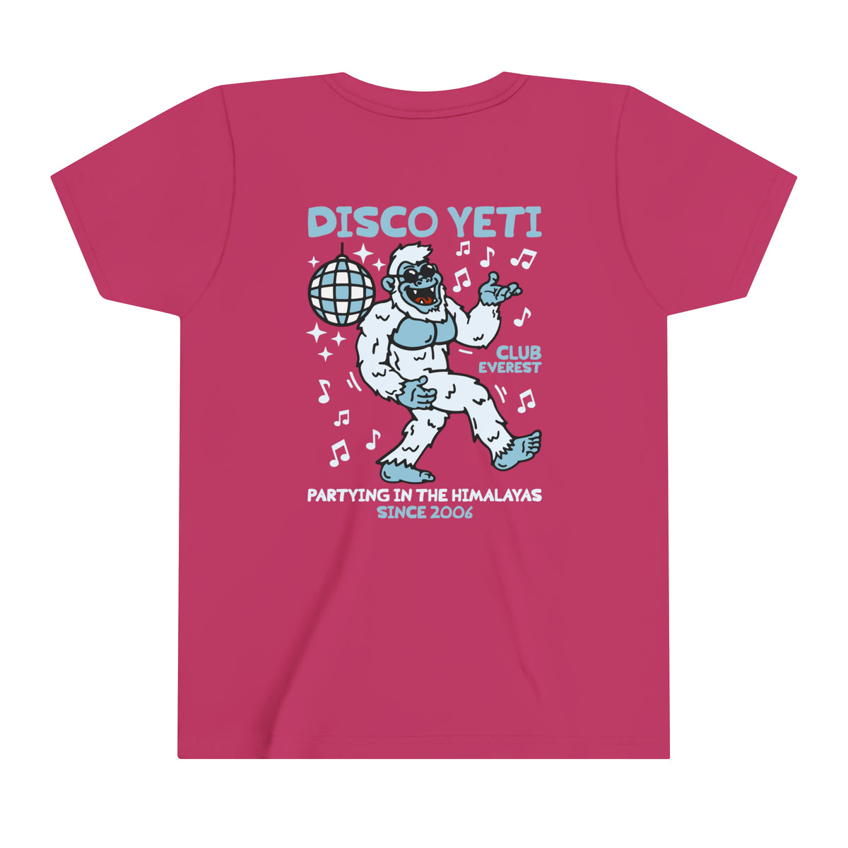 Disco Yeti Bella Canvas Youth Short Sleeve Tee