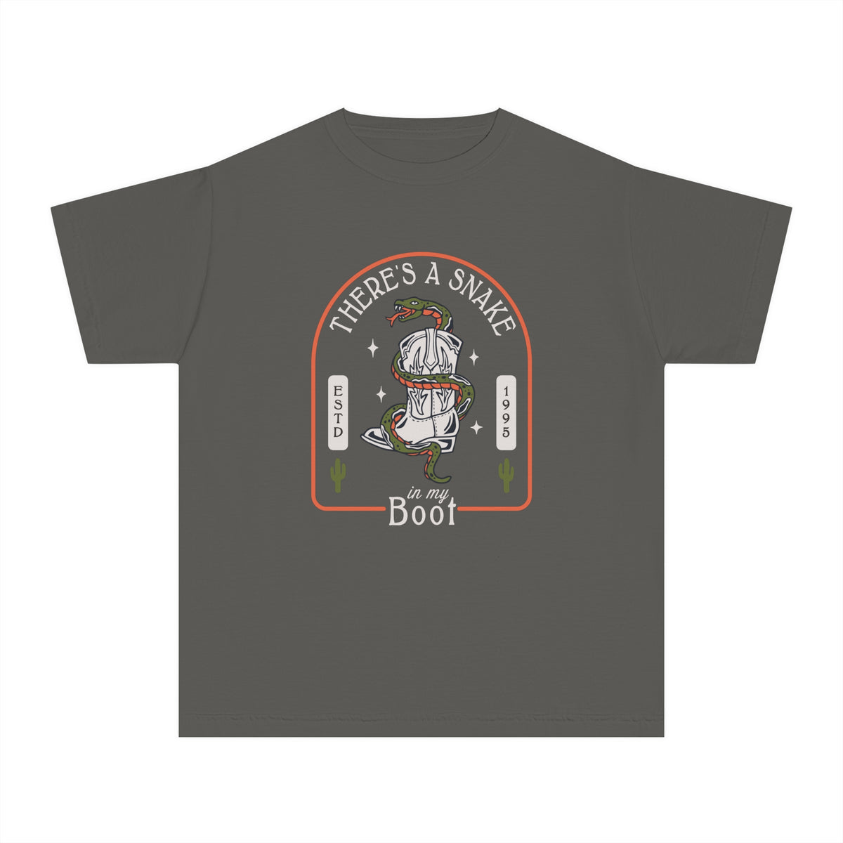 There's A Snake In My Boot Comfort Colors Youth Midweight Tee